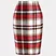 Christmas red Knee length skirt